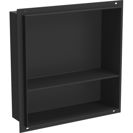 Mexen X-Wall-NR niche sans rebord avec étagère 30 x 30 cm, noir - 1971303010S