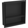 Mexen X-Wall-NR étagère encastrée sans rebord avec étagère 30 x 30 cm, noire - 1971303010S
