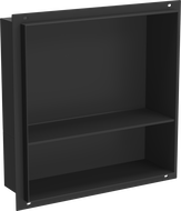 Mexen X-Wall-NR étagère encastrée sans rebord avec plateau 30 x 30 cm, noir - 1971303010S