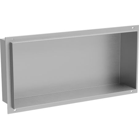 Mexen X-Wall-NR étagère encastrée sans collerette 45 x 20 cm, inox - 1911452010