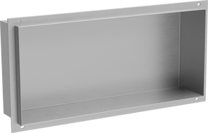 Mexen X-Wall-NR étagère encastrée sans collerette 45 x 20 cm, inox - 1911452010
