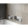 Mexen X-Wall-NR étagère encastrée sans collerette 45 x 20 cm, inox - 1911452010