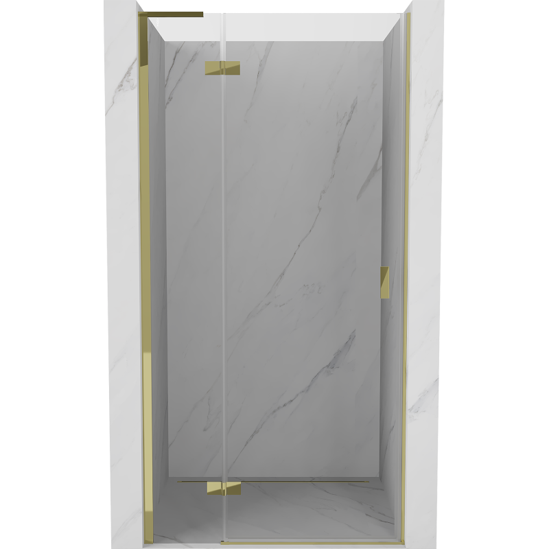 Mexen Mist-H L porte de douche pivotante gauche 75 cm, transparent, doré - 8A5L-075-000-50-00-L