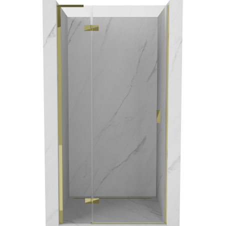Mexen Mist-H L porte de douche pivotante gauche 75 cm, transparent, doré - 8A5L-075-000-50-00-L