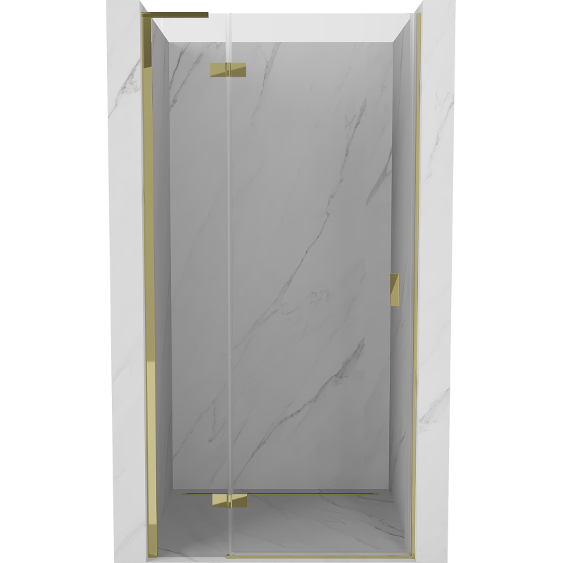 Mexen Mist-H L porte de douche pivotante gauche 85 cm, transparent, doré - 8A5L-085-000-50-00-L