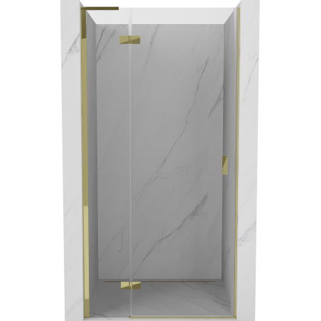 Mexen Mist-H L porte de douche pivotante gauche 85 cm, transparent, doré - 8A5L-085-000-50-00-L