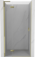 Mexen Mist-H L porte de douche ouvrante gauche 95 cm, transparent, or - 8A5L-095-000-50-00-L