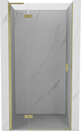 Mexen Mist-H L porte de douche pivotante gauche 85 cm, transparent, or brossé - 8A5L-085-000-55-00-L