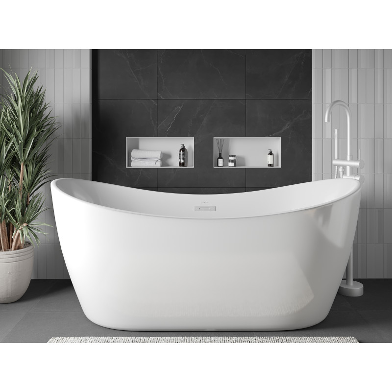 Mexen X-Wall-NR étagère encastrée sans rebord 45 x 20 cm, blanche - 1921452010