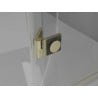 Mexen Mist-H L porte de douche battante gauche 100 cm, transparent, or brossé - 8A5L-100-000-55-00-L
