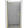 Mexen Mist-H L porte de douche battante gauche 100 cm, transparent, or brossé - 8A5L-100-000-55-00-L