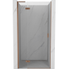 Mexen Mist-H L porte de douche battante gauche 120 cm, transparent, cuivre brossé - 8A5L-120-000-65-00-L