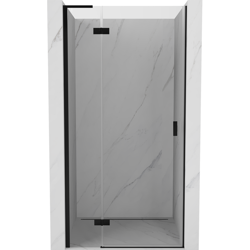 Mexen Mist-H L porte de douche pivotante gauche 100 cm, transparent, noir - 8A5L-100-000-70-00-L