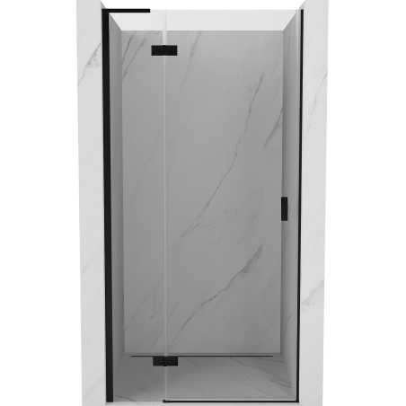 Mexen Mist-H L porte de douche pivotante gauche 100 cm, transparent, noir - 8A5L-100-000-70-00-L