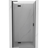 Mexen Mist-H L porte de douche pivotante gauche 100 cm, transparent, noir - 8A5L-100-000-70-00-L