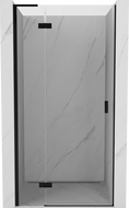 Mexen Mist-H L porte de douche pivotante gauche 100 cm, transparent, noir - 8A5L-100-000-70-00-L