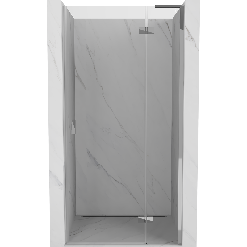 Mexen Mist-H L porte de douche battante droite 95 cm, transparent, chrome - 8A5L-095-000-01-00-P