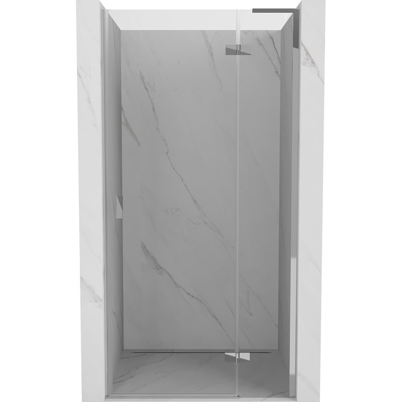 Mexen Mist-H L porte de douche battante droite 100 cm, transparente, chromée - 8A5L-100-000-01-00-P