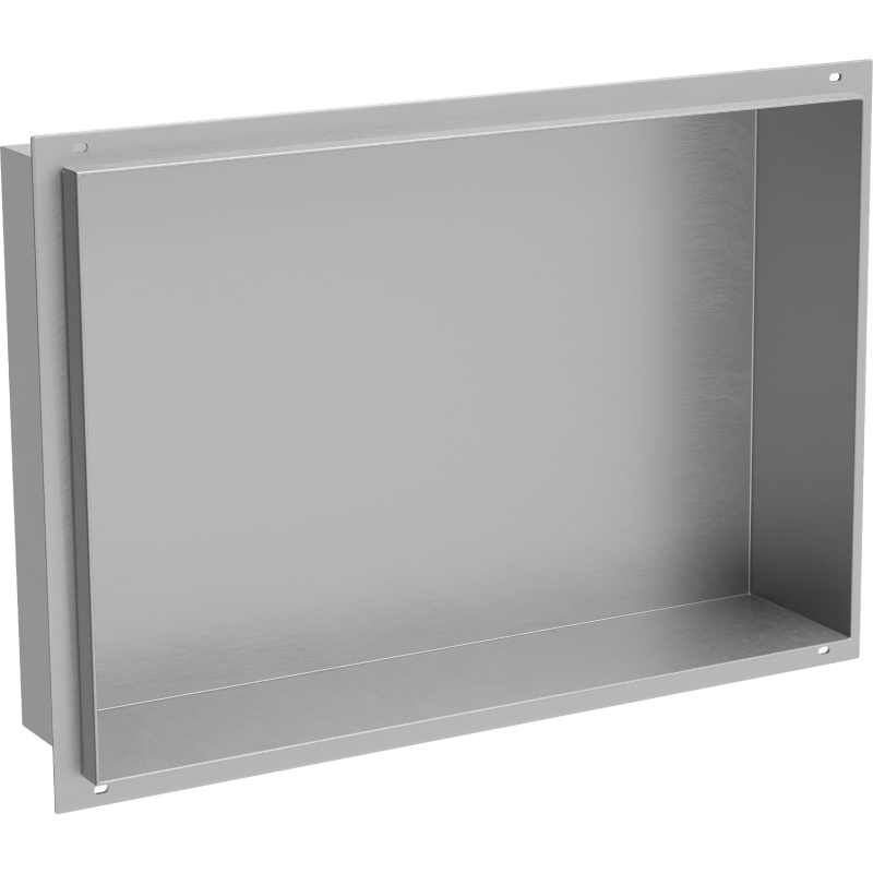 Mexen X-Wall-NR étagère encastrée sans rebord 45 x 30 cm, inox - 1911453010