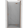 Mexen Mist-H L porte de douche pivotante droite 95 cm, transparent, cuivre brossé - 8A5L-095-000-65-00-P
