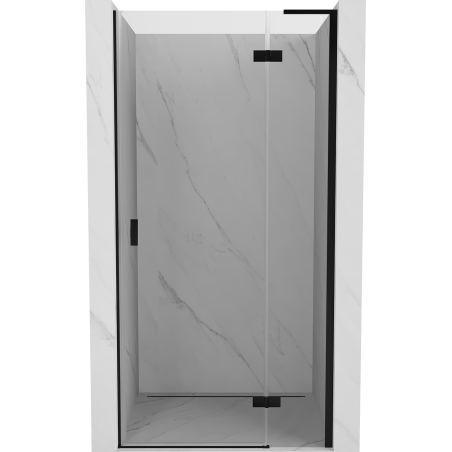 Mexen Mist-H L porte de douche pivotante droite 90 cm, transparent, noir - 8A5L-090-000-70-00-P