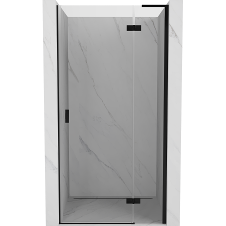 Mexen Mist-H L porte de douche battante droite 100 cm, transparent, noir - 8A5L-100-000-70-00-P
