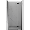 Mexen Mist-H L porte de douche pivotante droite 100 cm, transparent, noir - 8A5L-100-000-70-00-P