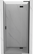 Mexen Mist-H L porte de douche pivotante droite 100 cm, transparent, noir - 8A5L-100-000-70-00-P