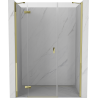 Mexen Mist-H porte de douche battante gauche 155 cm, transparent, doré - 8A5-155-001-50-00-L