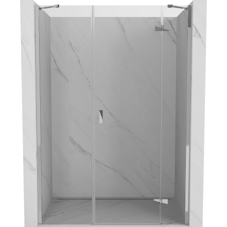 Mexen Mist-H porte de douche pivotante droite 135 cm, transparent, chrome - 8A5-135-001-01-00-P