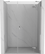 Mexen Mist-H porte de douche battante droite 150 cm, transparent, chrome - 8A5-150-001-01-00-P