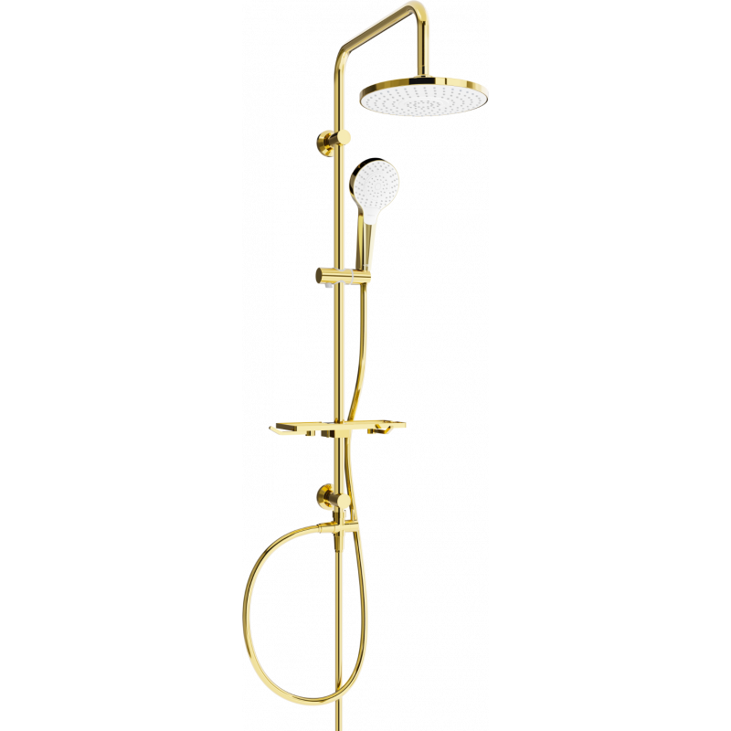 Mexen T05 colonne de douche, or/blanc - 798050593-50
