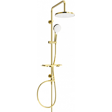 Mexen T05 colonne de douche, or/blanc - 798050593-50