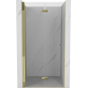 Mexen Mist-F porte de douche pliante gauche 85 cm, transparent, doré - 8A6-085-000-50-00-L