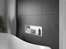 Mexen X-Wall-NR étagère encastrée sans rebord 60 x 20 cm, blanche - 1921602010
