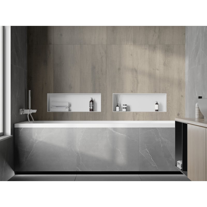 Mexen X-Wall-NR étagère encastrée sans rebord 60 x 20 cm, blanche - 1921602010
