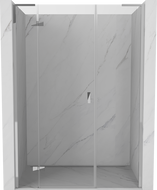 Mexen Mist-H L porte de douche battante gauche 145 cm, transparent, chrome - 8A5L-145-001-01-00-L