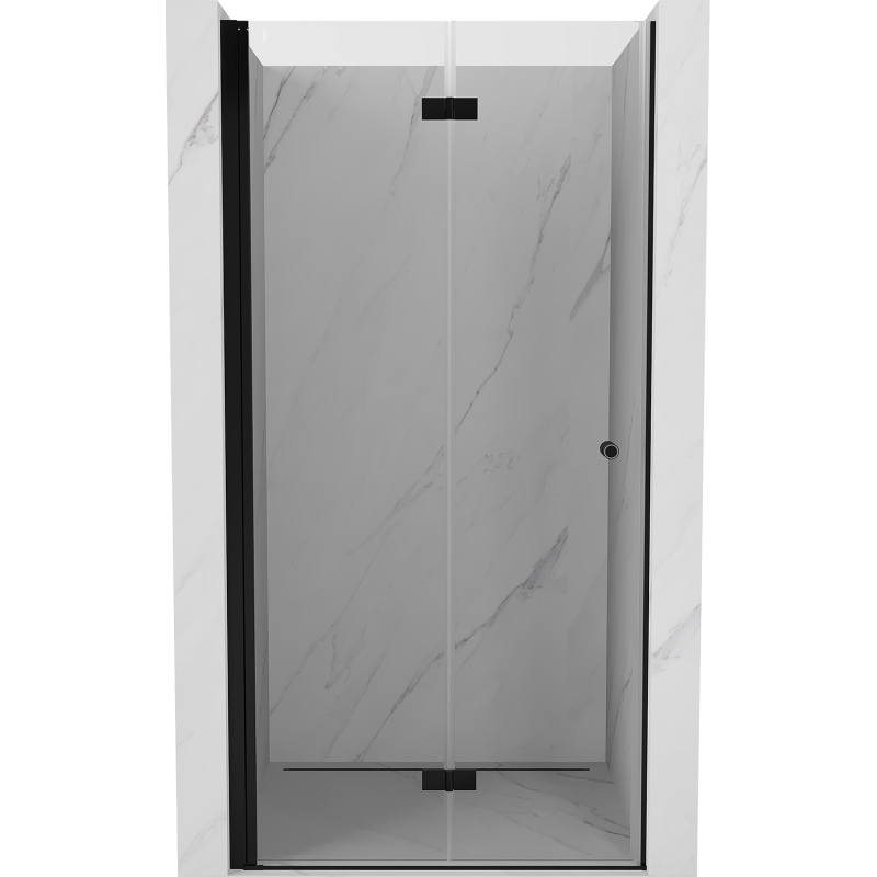 Mexen Mist-F porte de douche pliantes gauche 75 cm, transparent, noir - 8A6-075-000-70-00-L