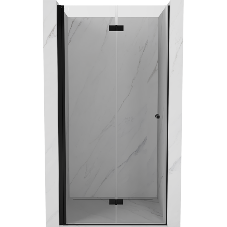 Mexen Mist-F porte de douche pliantes gauche 75 cm, transparent, noir - 8A6-075-000-70-00-L