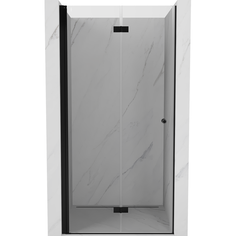 Mexen Mist-F porte de douche pliable gauche 100 cm, transparent, noir - 8A6-100-000-70-00-L