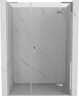 Mexen Mist-H L porte de douche pivotante droite 155 cm, transparent, chrome - 8A5L-155-001-01-00-P
