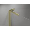 Mexen Mist-H L Duo cabine de douche pivotante droite 95 x 105 cm, transparente, or brossé - 8A5L-095L-105P-55-00