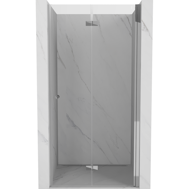 Mexen Mist-F porte de douche pliante droite 60 cm, transparent, chrome - 8A6-060-000-01-00-P