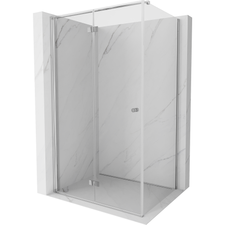 Mexen Mist-F cabine de douche pliante gauche 85 x 75 cm, transparent, chromé - 8A6T-085-075-01-00-L