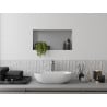 Mexen X-Wall-NR étagère encastrée sans bride 60 x 30 cm, inox - 1911603010