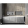 Mexen X-Wall-NR étagère encastrée sans bride 60 x 30 cm, inox - 1911603010