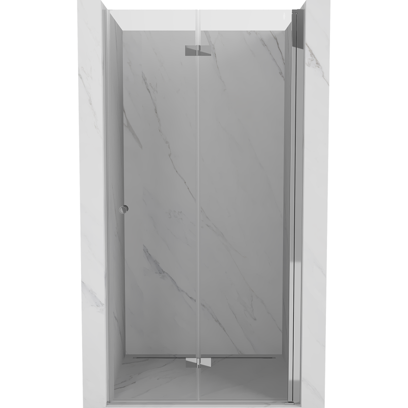 Mexen Mist-F porte de douche pliable droite 80 cm, transparent, chrome - 8A6-080-000-01-00-P