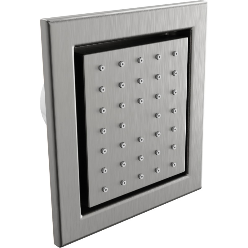 Mexen buse latérale encastrée, gris canon brossé - 79365-66