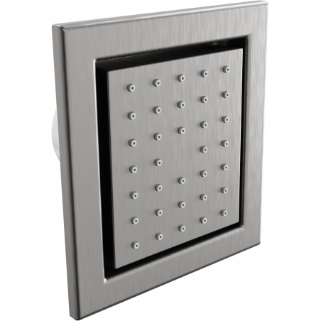 Mexen buse latérale encastrée, gris canon brossé - 79365-66