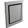 Mexen buse latérale encastrée, gris canon brossé - 79365-66